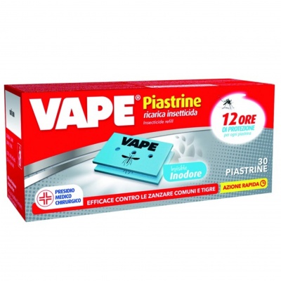 VAPE PIASTRINE 30PZ. INODORE