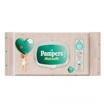 PAMPERS SALV. NATURELLE 52PZ.