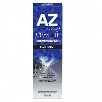 AZ DENT. 65ML. 3D WHITE CARBONE PROMO