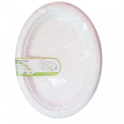NATURABIO PIATTI PIANI OVALI 50PZ.