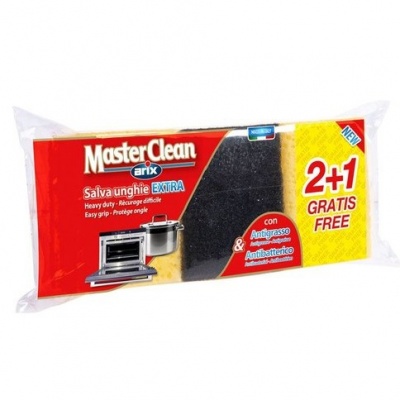 MISTERCLEAN 2 1 SALVAUNGHIE EXTRA SPUGNA ABRAS ANTIBATT/GRASSO