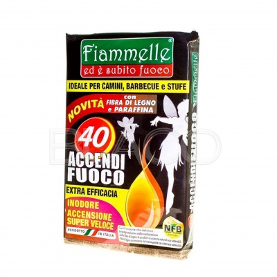 FIAMMELLE ACCENDIFUOCO ECO 40PZ.