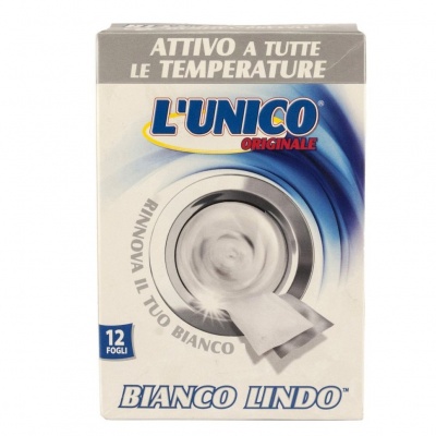 UNICO PANNO LAVATRICE BIANCO LINDO 12PZ.