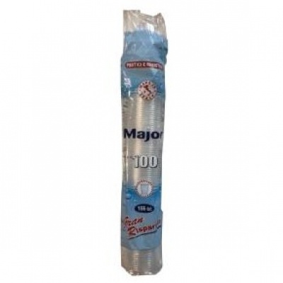 MAJOR BICCHIERI TRASPARENTI 166CC 80PZ. PROMO