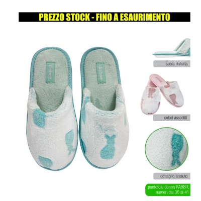 CASAPIU BB PANTOFOLA DONNA RABBIT