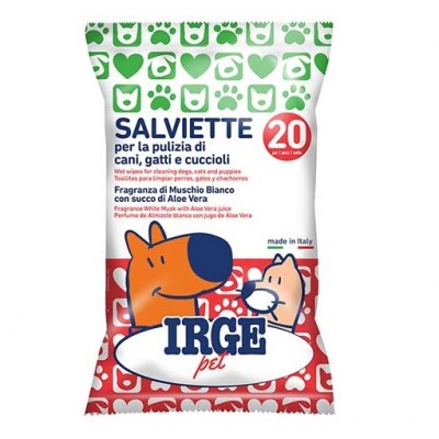 SALVIETTE PROFUMATE 20PZ IRGE ANIMALI