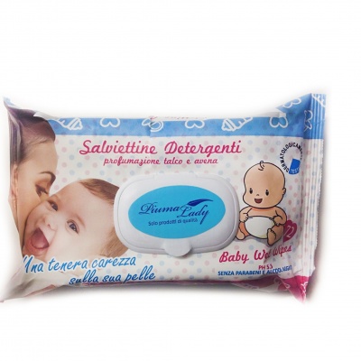 PIUMA LADY SALV. BABY C/POPUP 72PZ. TALCO E AVENA PROMO