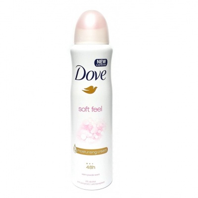 DOVE DEO SPRAY 150ML. SOFT FEEL