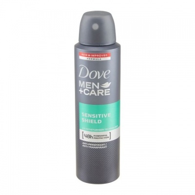 DOVE DEO SPRAY 150ML. MEN CARE SENSITIVE