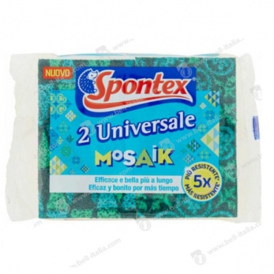 SPONTEX SPUGNA ABRASIVA MOSAIK X2