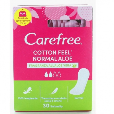 CAREFREE S/SLIP ALOE RIPIEGATO 30PZ.