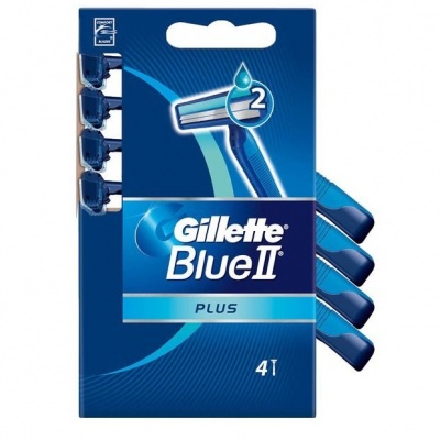 GILLETTE BLUE II PLUS 4PZ.