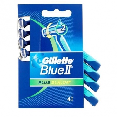 GILLETTE BLUE II PLUS 4PZ. SLALOM