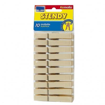 STENDY MOLLETTE PLASTICA 10PZ