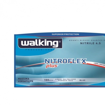 WALKING GUANTI NITROFLEX PLUS 4.5 100PZ. TG. L