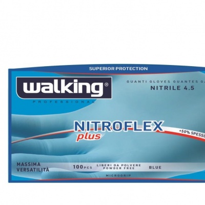 WALKING GUANTI NITROFLEX PLUS 4.5 100PZ. TG. XL