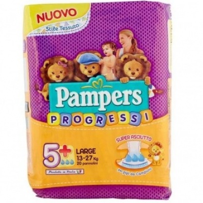 PAMPERS PANN. PROGRESSI 5MIS. 20PZ.